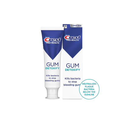 Crest Toothpaste, Pro-Health Gum Detoxify Deep Clean Fluoride Toothpaste, Mint, 4.8 oz