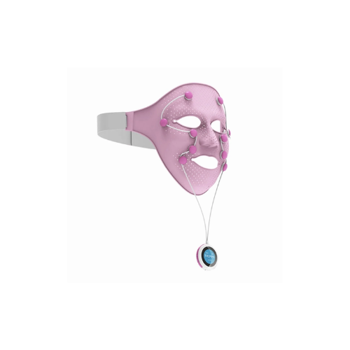 Electric V-shaped Face-slimming Massage Beauty Device, Silicone Facial Mask