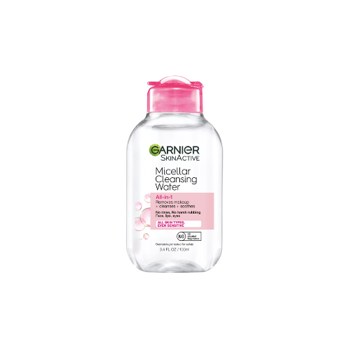 Garnier SkinActive Micellar Cleansing Water All in 1 Makeup Remover, Face Cleanser, 3.4 fl oz
