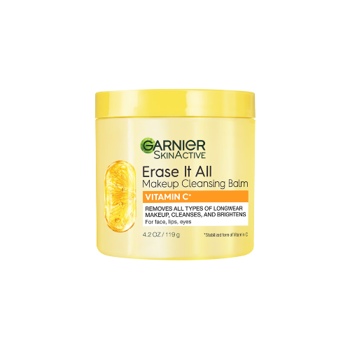 Garnier SkinActive Erase It All Makeup Cleansing Balm Vitamin C, Face Cleanser, 4.2 oz
