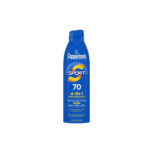 Coppertone Sport Sunscreen Spray, SPF 70 Spray Sunscreen, 5.5 oz