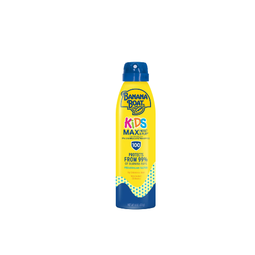 Banana Boat Kids Max Protect & Play Sunscreen Spray SPF 100, Kids Sunscreen Spray, Sunblock, 6 oz
