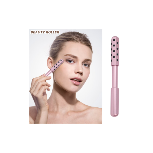 Radiance Roller - Germanium Stone Uplifting Face Beauty Massage Tool/Roller/Wand for Skin Tightening, De-Puffing, Sculpt/Lift, Anti-Aging | Uplift Face Roller, Facial Roller