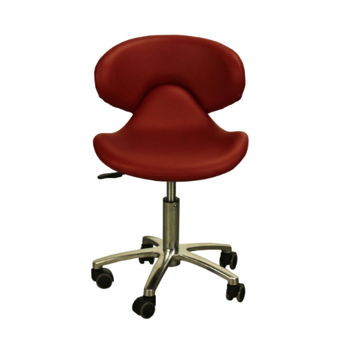 Orsola Technician Stool - Burgundy