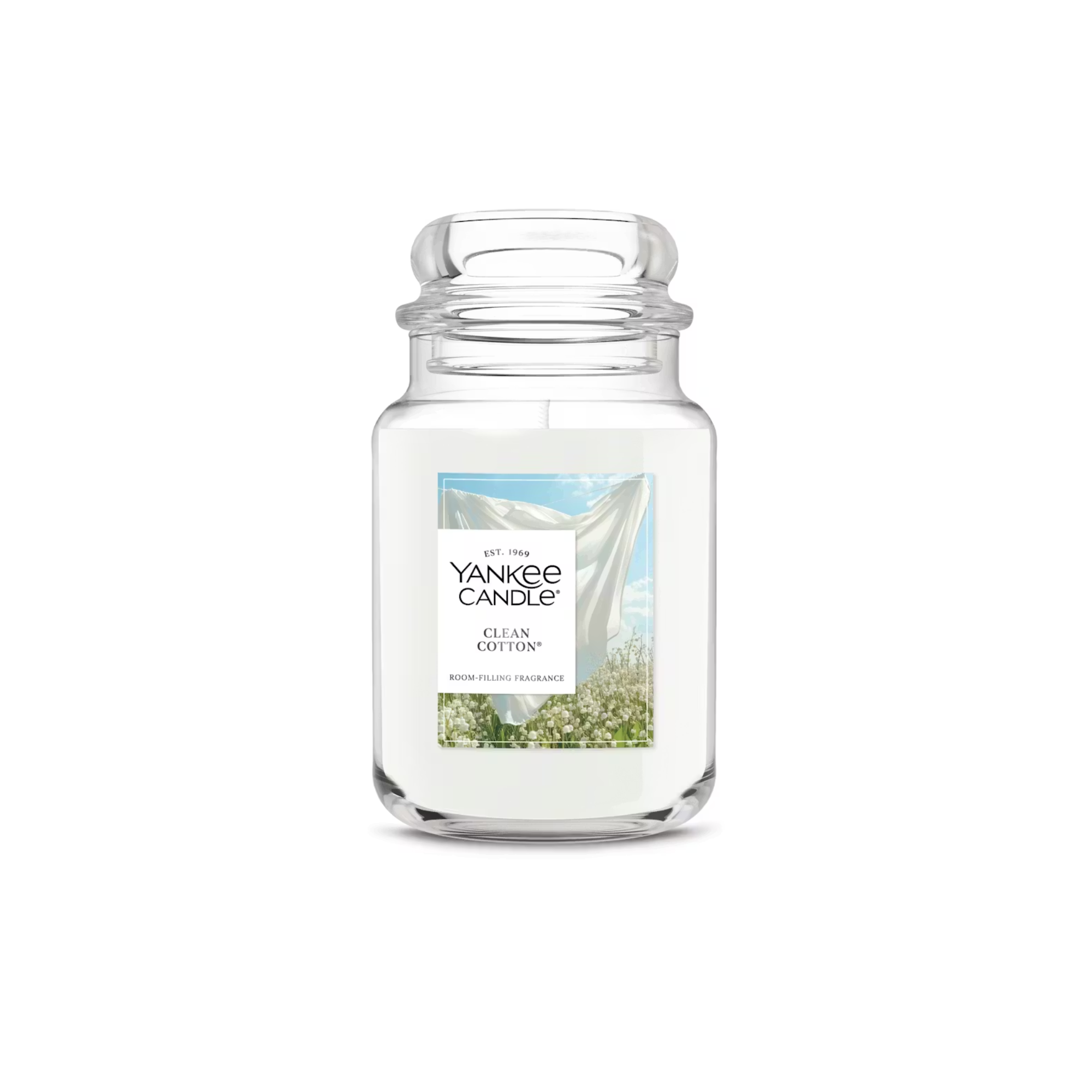 Yankee Candle Large Jar Scented Candle Clean Cotton