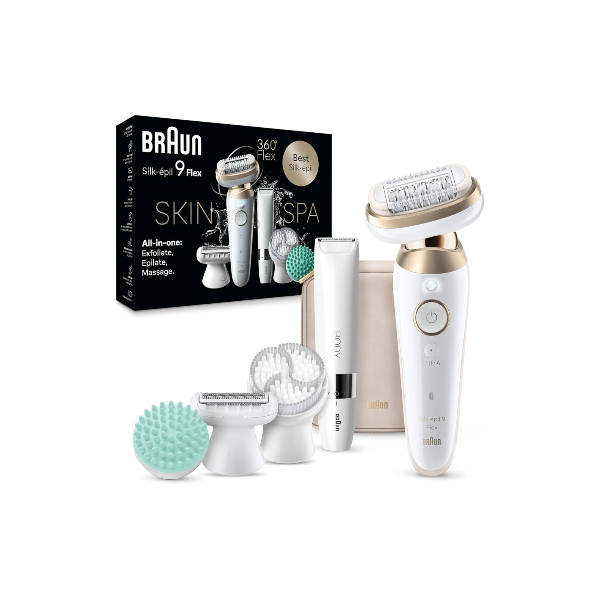 Braun Silk-épil 9 Flex SkinSpa 9-481 3D epilator Wet & Dry