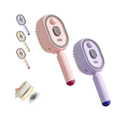 2026 Upgraded Electric Steam Brush, Electric Steam Brushs for Hair, Rechargeable Steam Hair Straightener, Reduce Frizz, Nourishes Hairs, Anti-Static